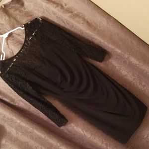 Black semiformal simple dress